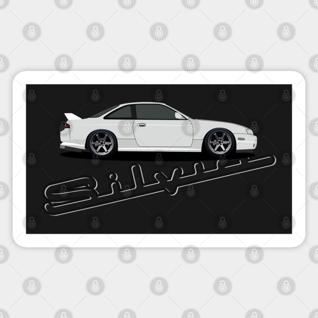 SIlvia S14 Sticker by AutomotiveArt